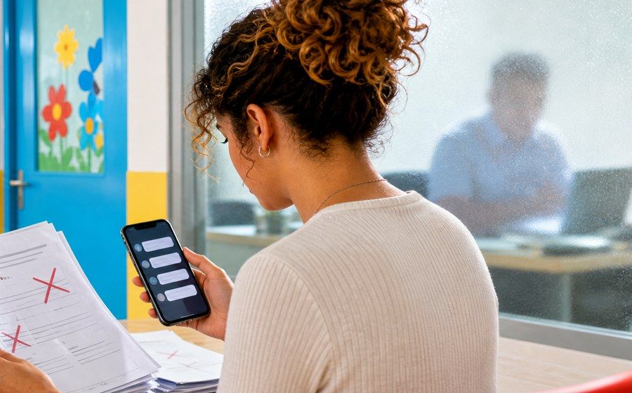 Phone and recruiter window