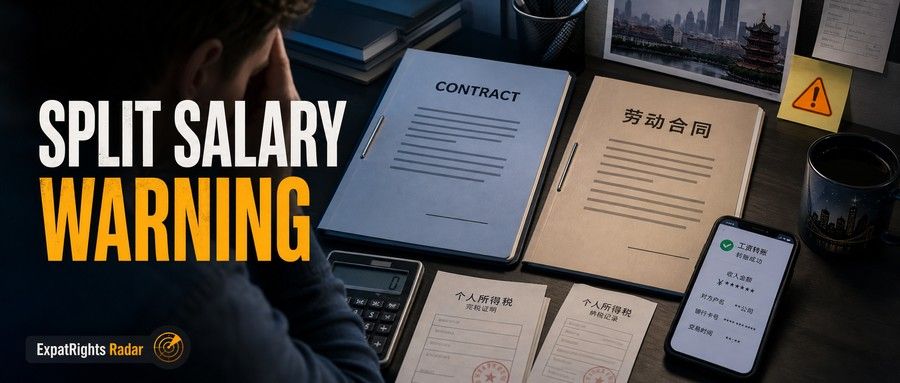 Split salary warning cover