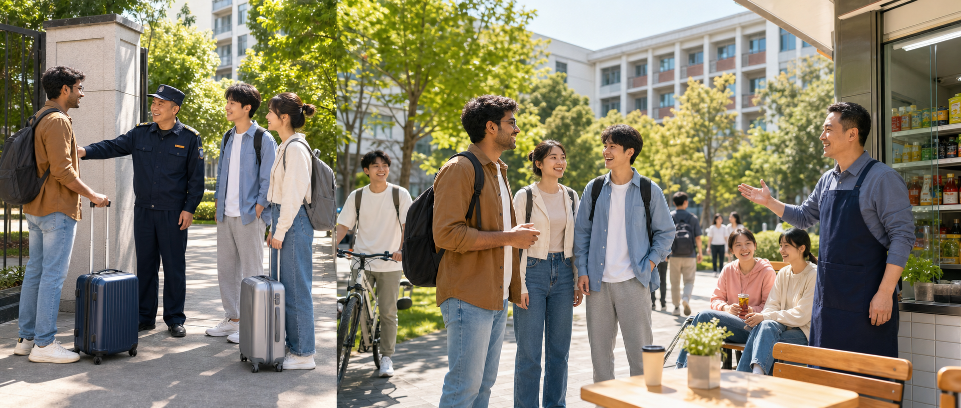 Indian student finding welcome in China