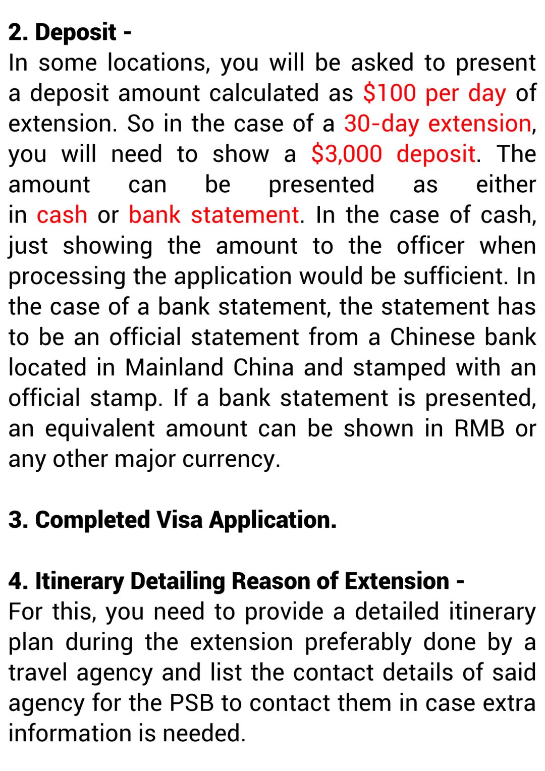 How to Apply For A Tourist Visa Extension in China