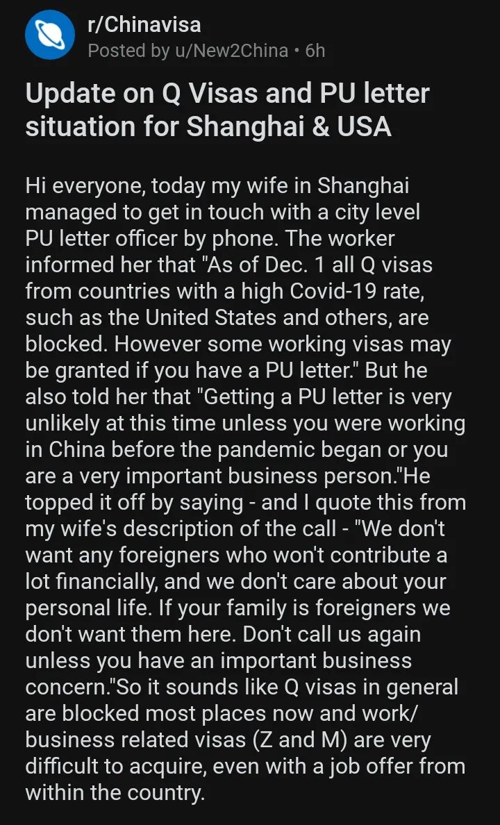 Chinese Borders Currently Closed To Most Foreigner Nationals?